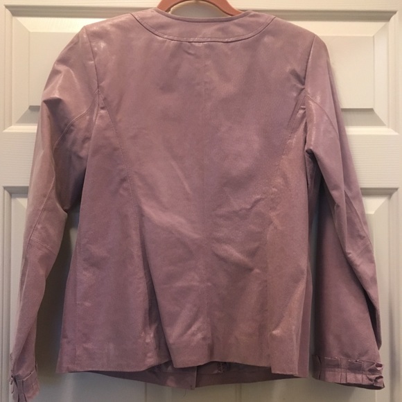 Leather Bradley Bayou Lavender Jacket - Picture 3 of 6